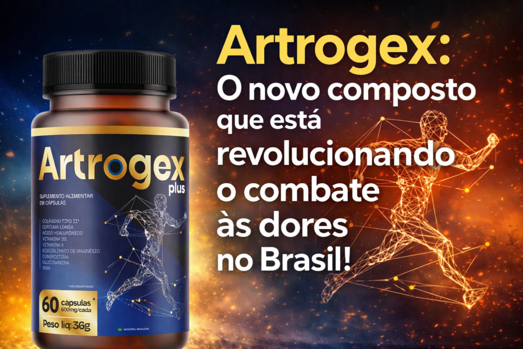 Artrogex Plus suplemento em cápsulas para combate às dores crônicas, artrite, artrose, reumatismo, dor no pescoço e dor na coluna