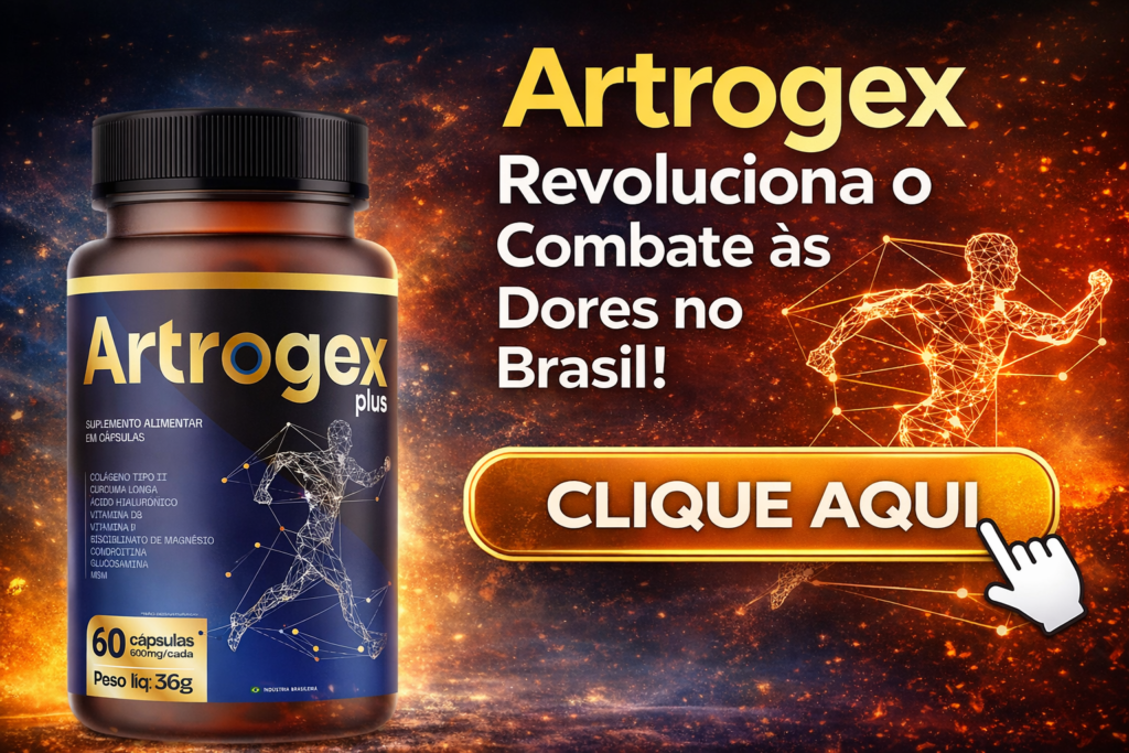 Artrogex Plus suplemento em cápsulas para combate às dores crônicas, artrite, artrose, reumatismo, dor no pescoço e dor na coluna