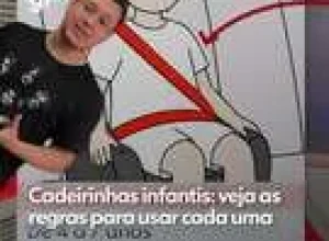 Onde instalar a cadeirinha infantil nas viagens, regras do Contran, Isofix, Top Tether, quando passar para o assento de elevação e como evitar erros fatais