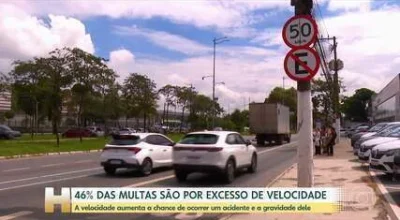 Excesso de velocidade responde por 4 em cada 10 multas no Brasil, 45,82% das autuações em 2025, dados da Secretaria Nacional de Trânsito e riscos a pedestres