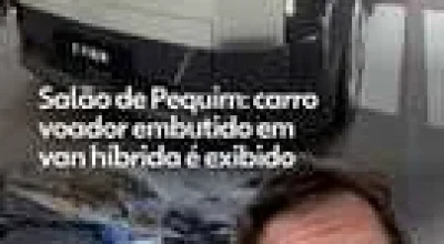 Xpeng Aridge, carro voador guardado em caçamba de van híbrida, voa até 20 km, recarrega na caminhonete e oferece autonomia total de até 1.000 quilômetros, preço US$ 280 mil