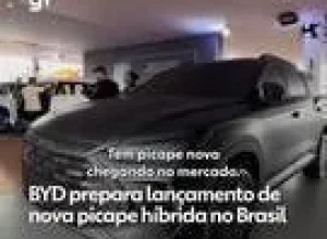 Nova picape BYD Mako deve chegar ao Brasil no final de 2026, terá versão híbrida e mira Fiat Toro e Ford Maverick com preço mais acessível